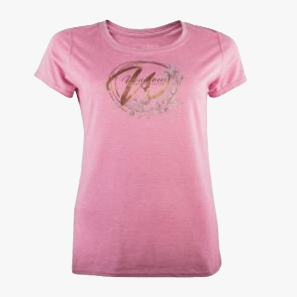 Wildebees Womens Foil Short Sleeve Tee Primrose Mel | Wildebees