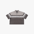 Polo Mens Stripe Mercerised Short Sleeve Golfer Brown | Polo