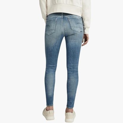 G Star Womens 3301 Skinny Jean Faded Blue Topaz | G Sstar