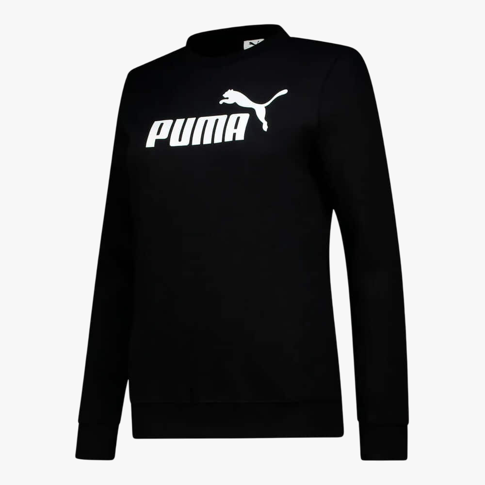 Puma Womens Ess No. 1 Logo Crew Sweater Black
