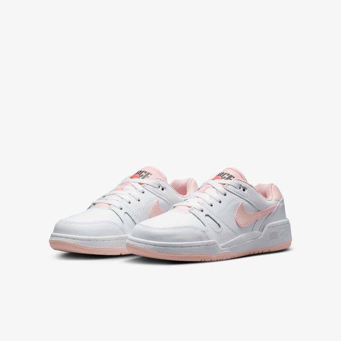 Nike Girls Full Force Sneaker White Pink
