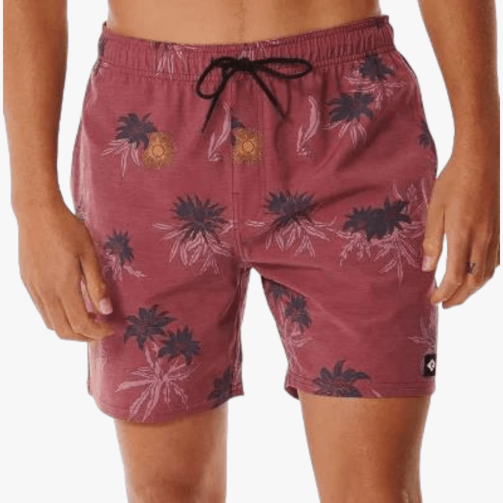 Ripcurl Mens Sunrazed Floral Shorts Apple Butter | Ripcurl