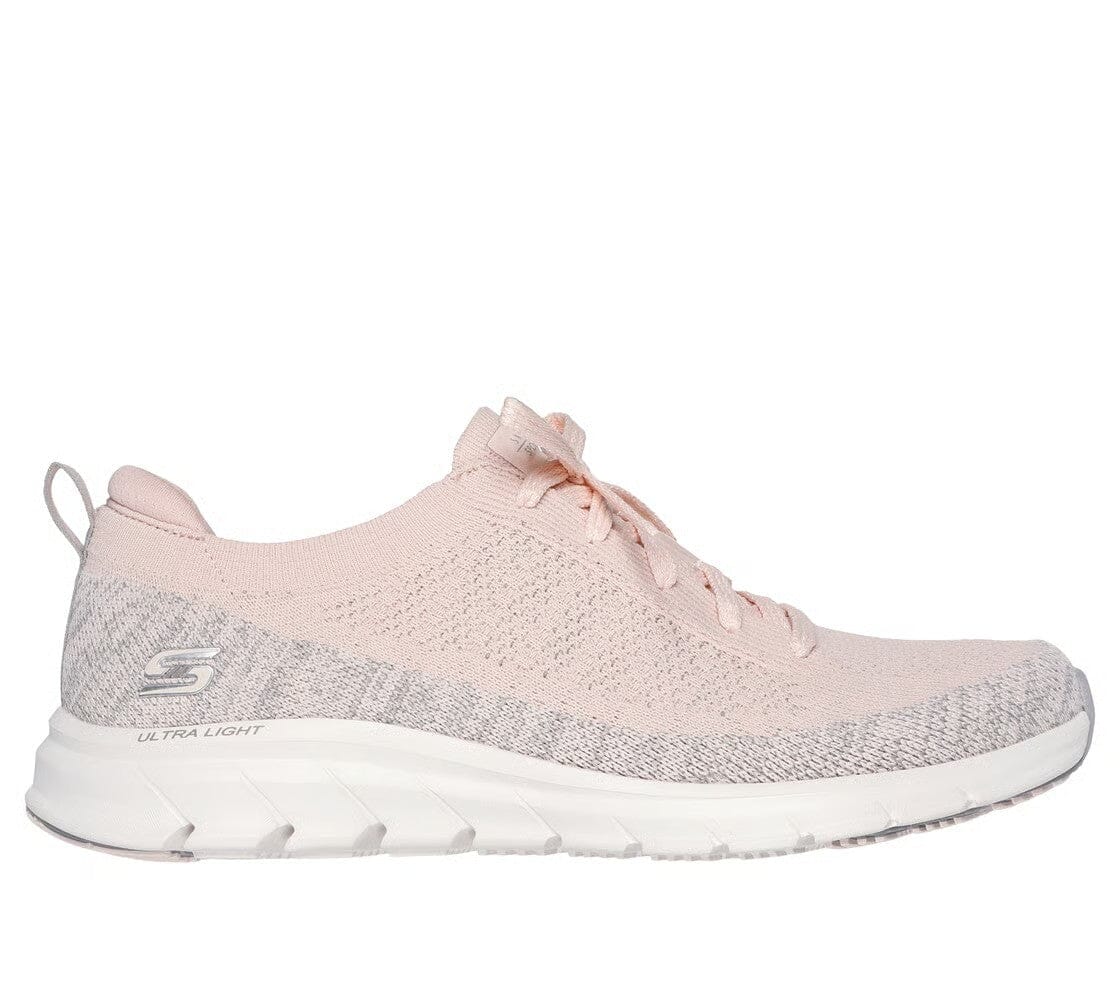 Skechers Womens Pure Flex Sneaker Pink Gray | Skechers