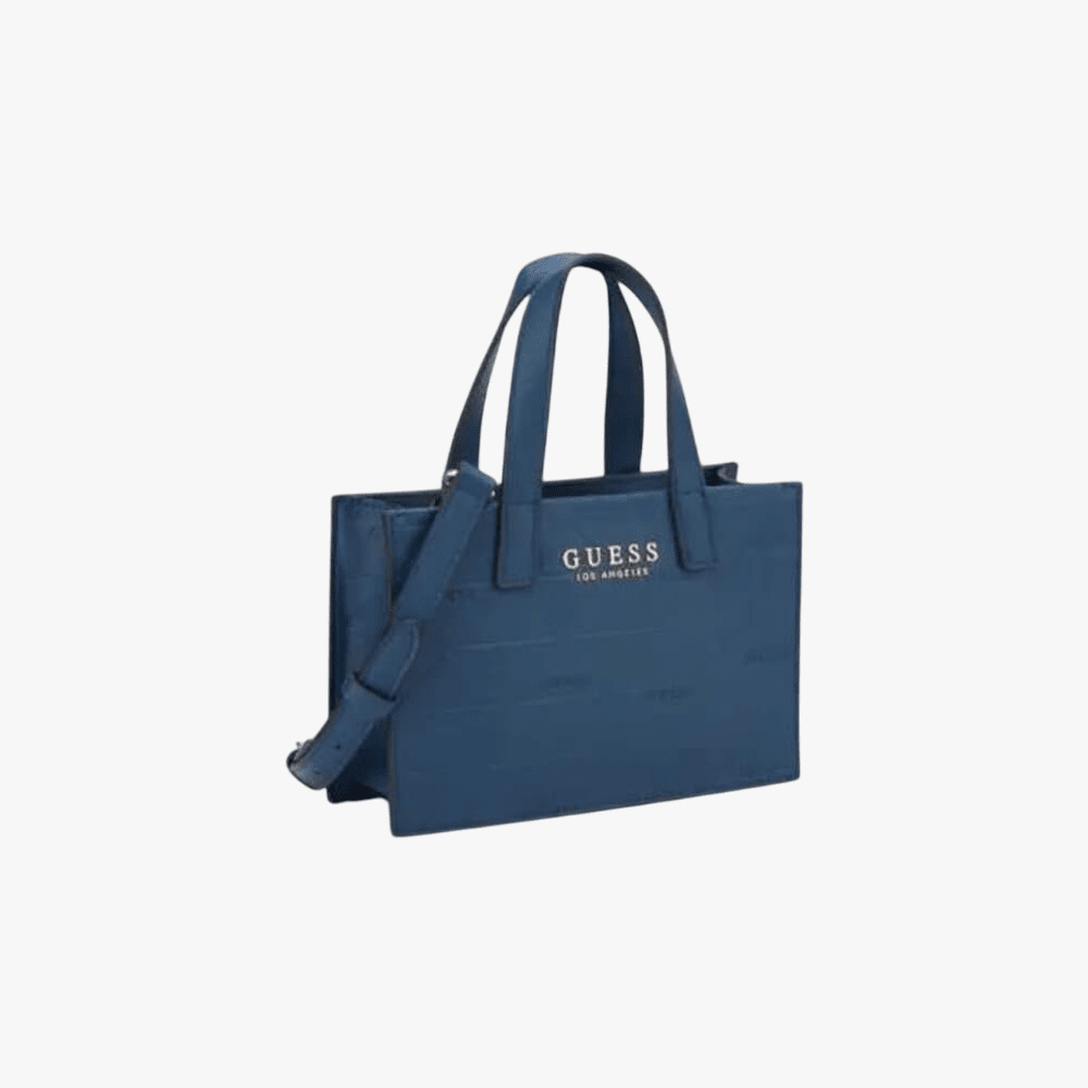 Guess Finneas Mini Tote Handbag Navy | Guess