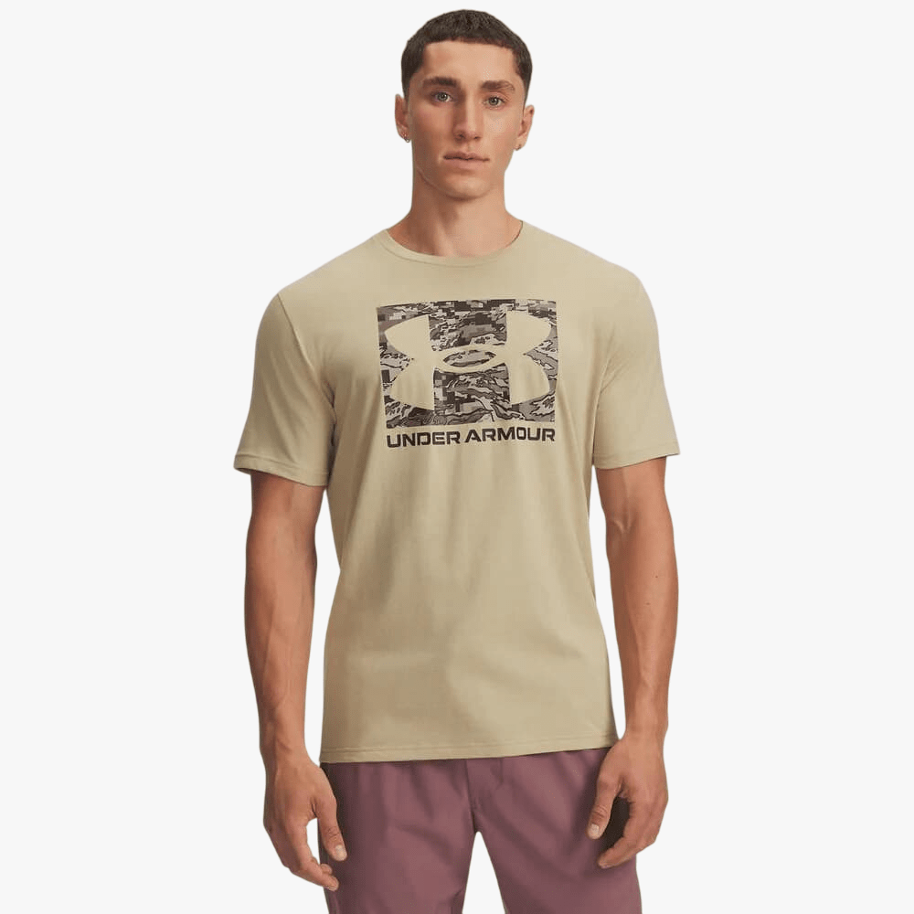 Under Armour Mens Abc Camo Boxed Short Sleeve Tee 434 Khaki | Under Armour