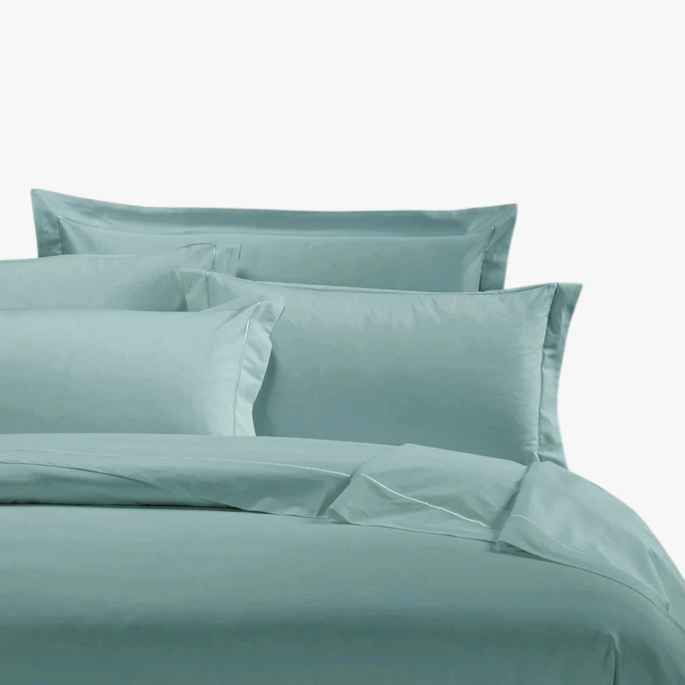 Cotton Co Egyption Cotton 400 Thread Queen 230X200 Duvet Cover Duck Egg | Cotton Co