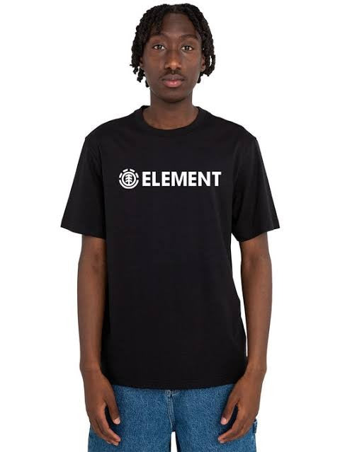 Element Mens Blazin Short Sleeve Tee Flint Black