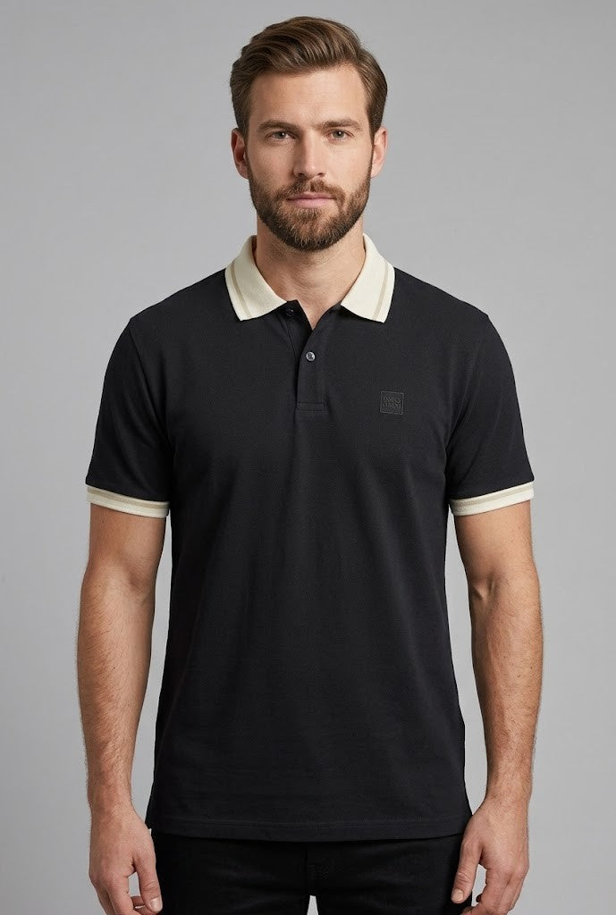 Enrico Coveri Mens Roma Golfer Black