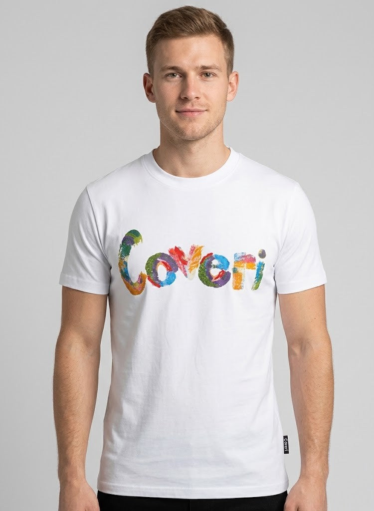 Enrico Coveri Mens Short Sleeve Tee White