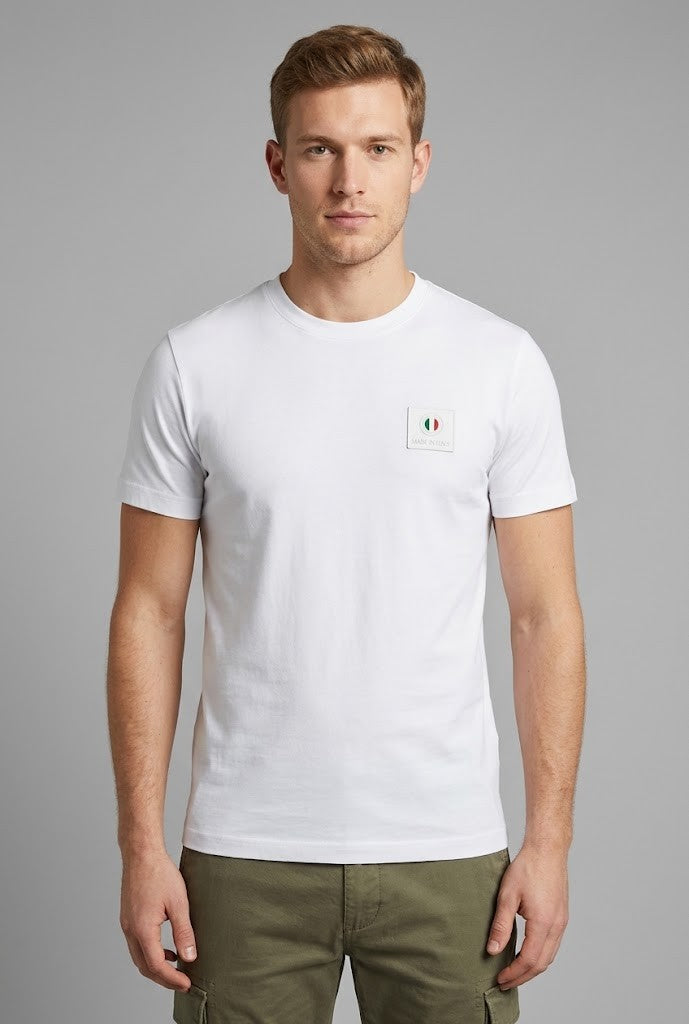 Enrico Coveri Mens Short Sleeve Tee White