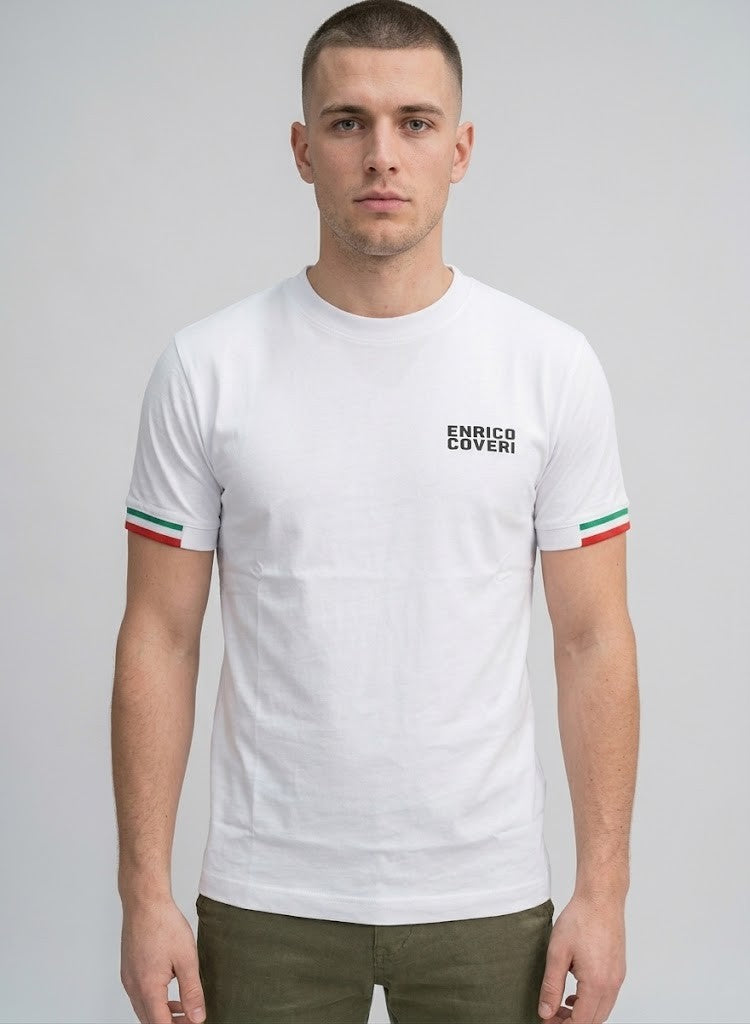 Enrico Coveri Mens Short Sleeve Tee White