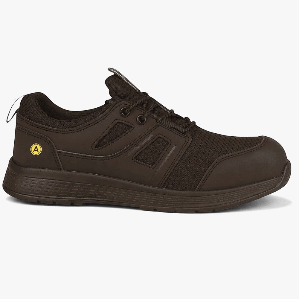 Everest Proedge Safety Fibreglass Toe Shoe Black | Everest