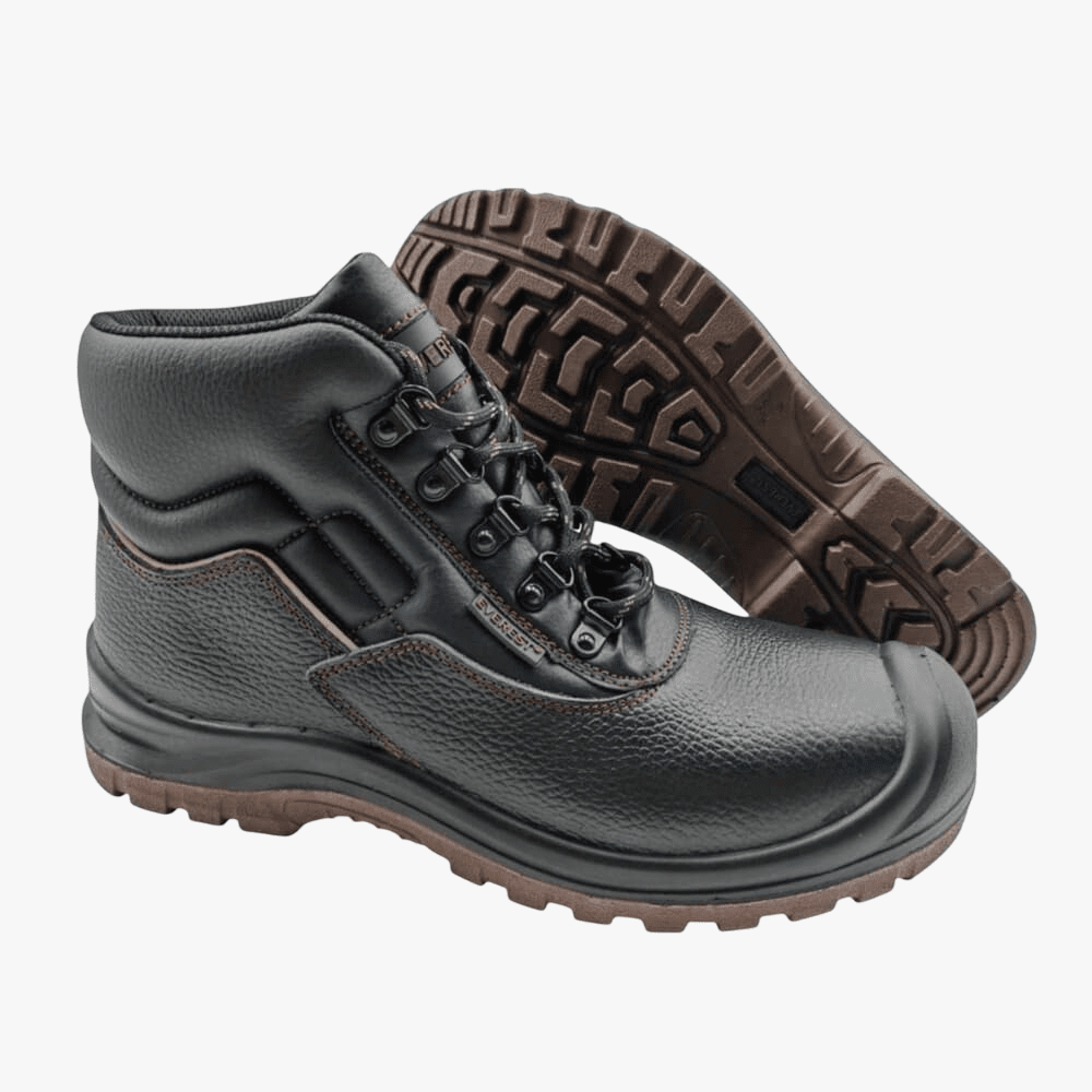 Everest Summit Safety Steel Toe Boot Black | Everest