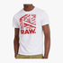 G Star Mens Raw Construction Short Sleeve Tee White | G Star