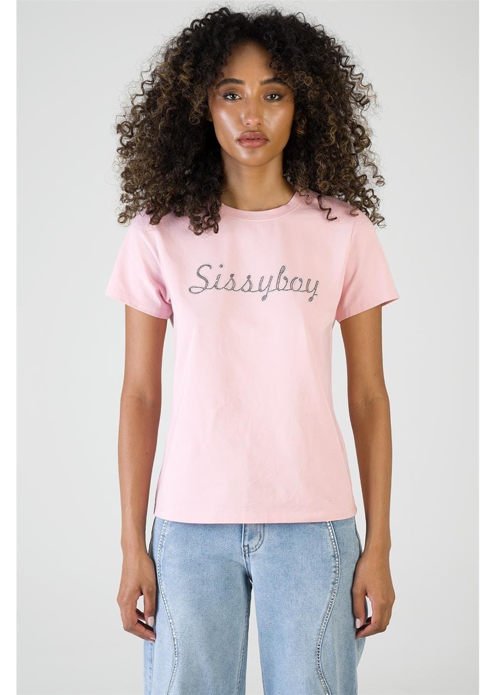 Sissy Boy Caught Your Eye Tee Pale Pink | Sissy Boy