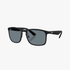 Rayban Matte Black Sunglass Blue Chromance Lens | Rayban