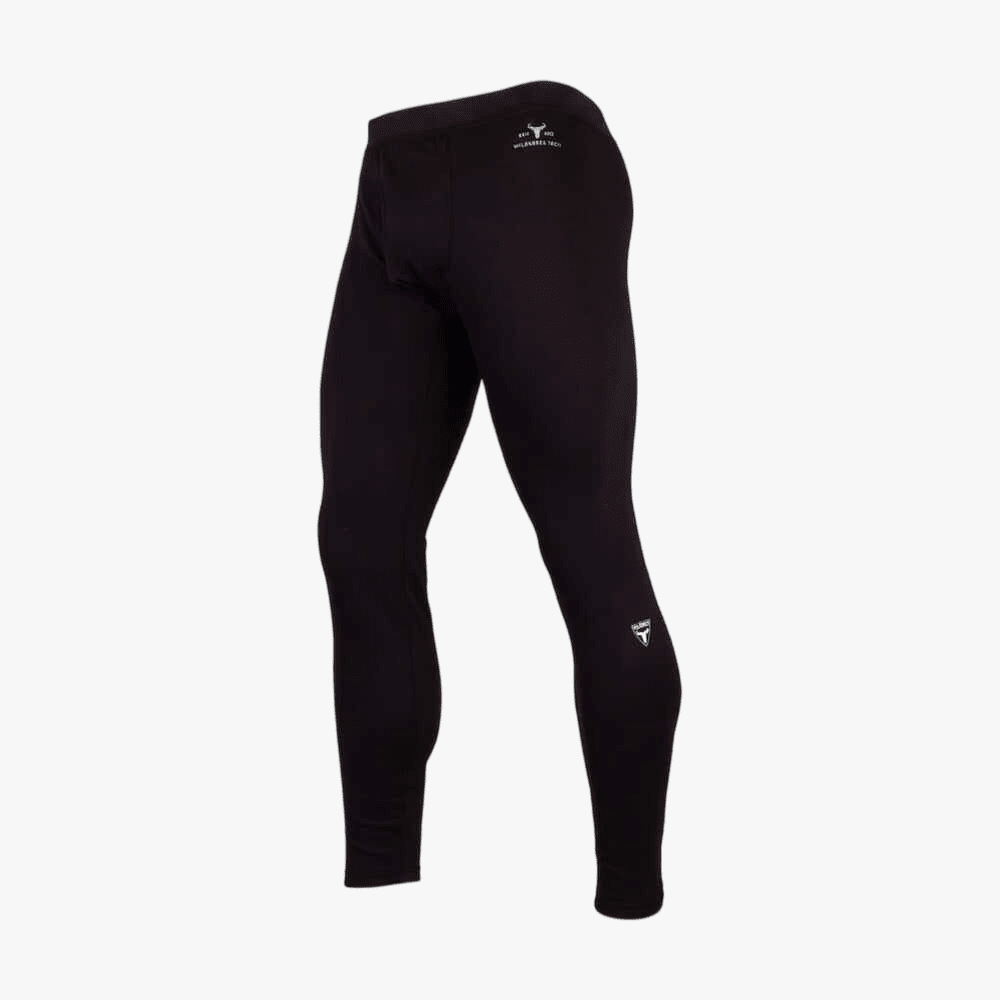 Wildebees Mens Thermal Fleece Base Layer Black | Wildebees