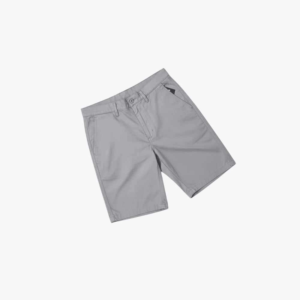 No Rules Mens Stretch Chino Shorts Grey | No Rules