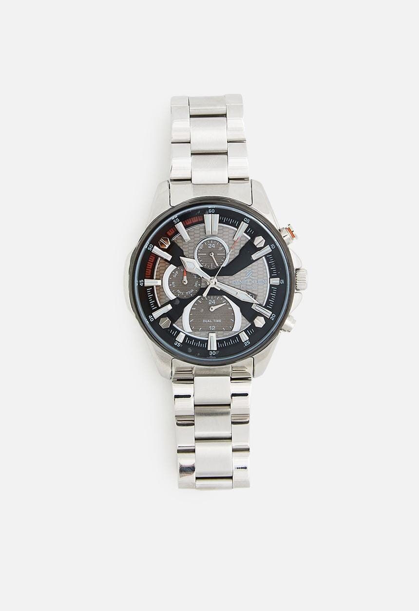 Daniel Klein Exclusive Black Dial Multifunction Watch | Daniel Klein