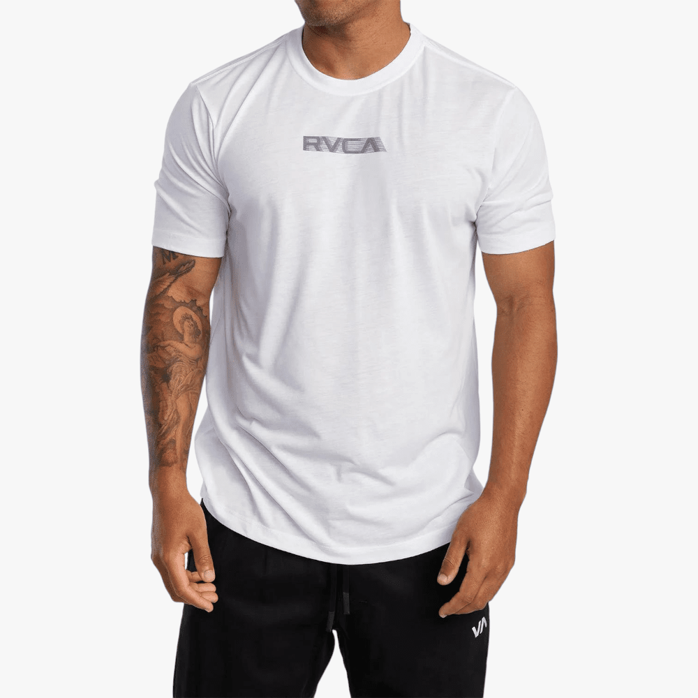 Rvca Mens Big Rvca Speed Short Sleeve Tee White | Rvca