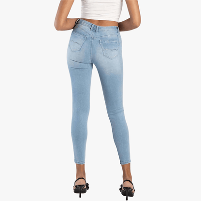 Sissy Boy Womens Mid Waist Basic Skinny Jeans Lt Vintage | Sissy Boy