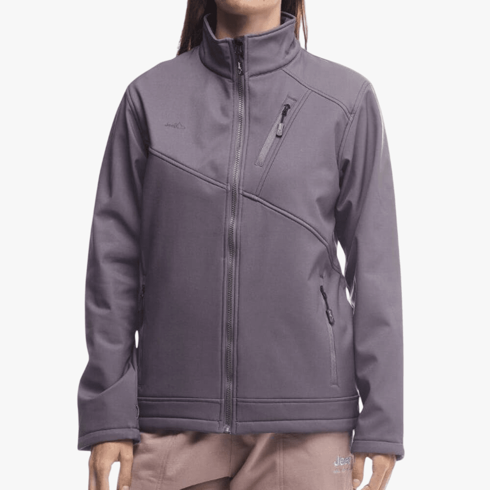 Jeep Womens Softshell Jacket Grey | Jeep