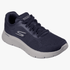 Skecher Mens Go Flex Lace Up Sneaker Navy Grey | Skechers