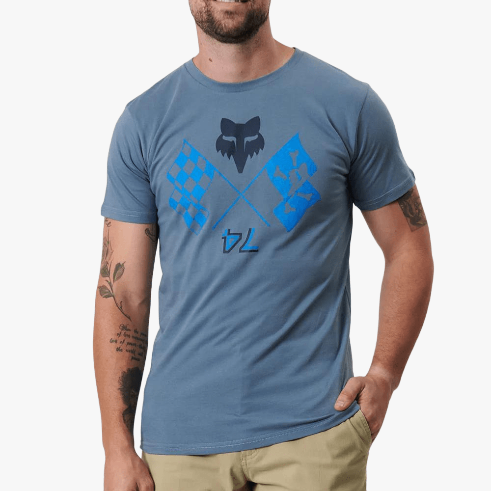 Fox Mens Victor Short Sleeve Tee Citadel | Fox