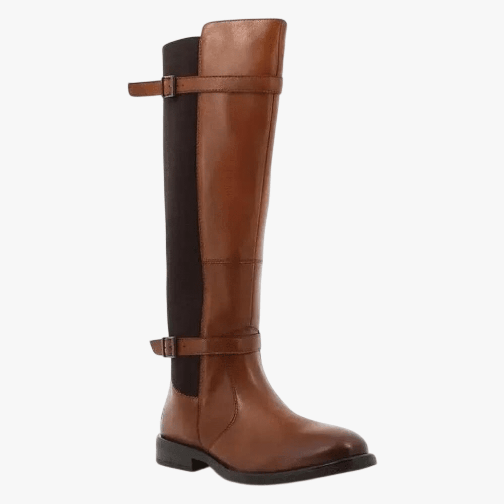 Hush Puppies Womens Victoria Nappa Sheep Leather Long Boot Tan | Hush Puppies