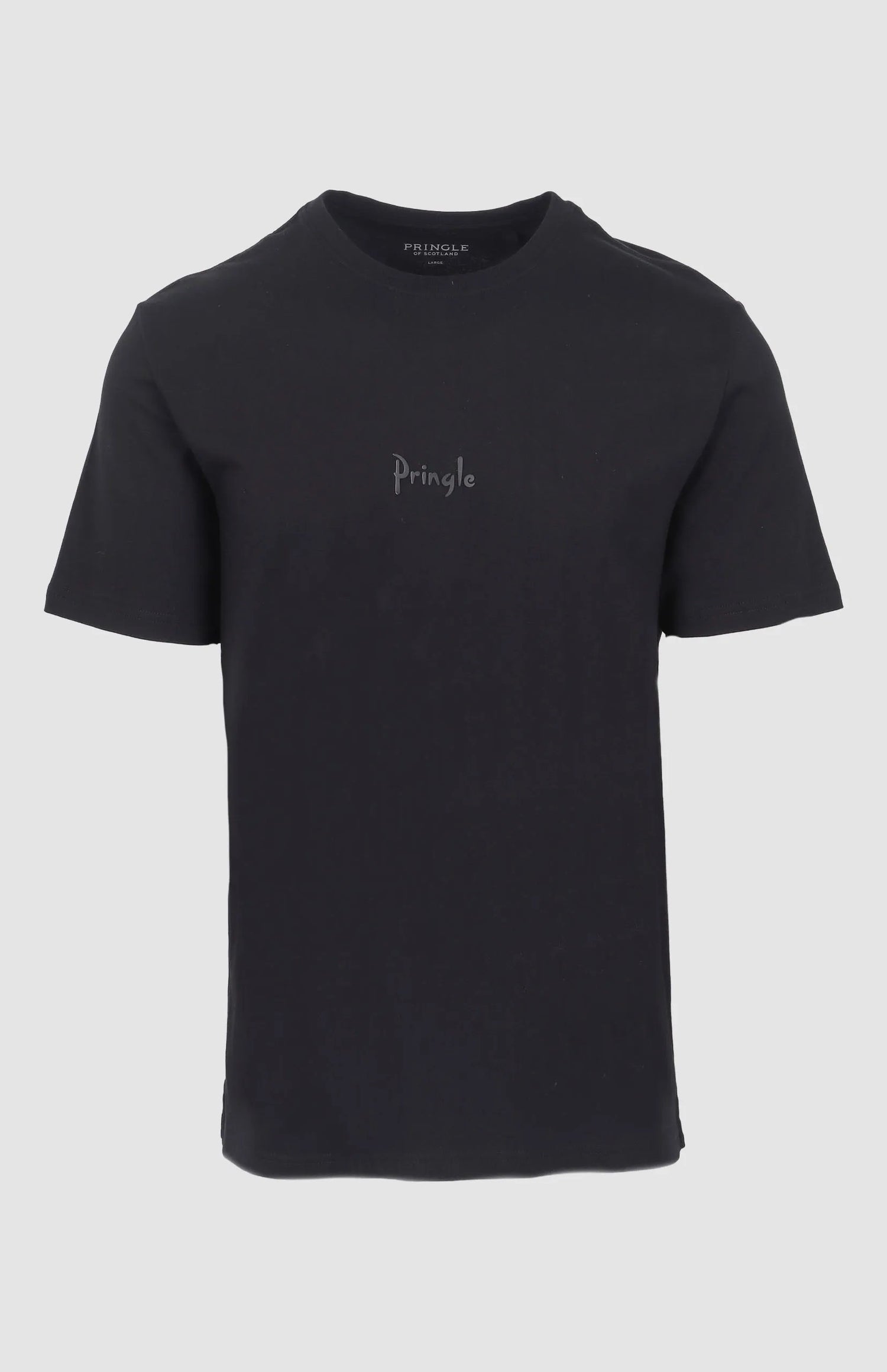Pringle Mens Henry Raised Printed Tee Black