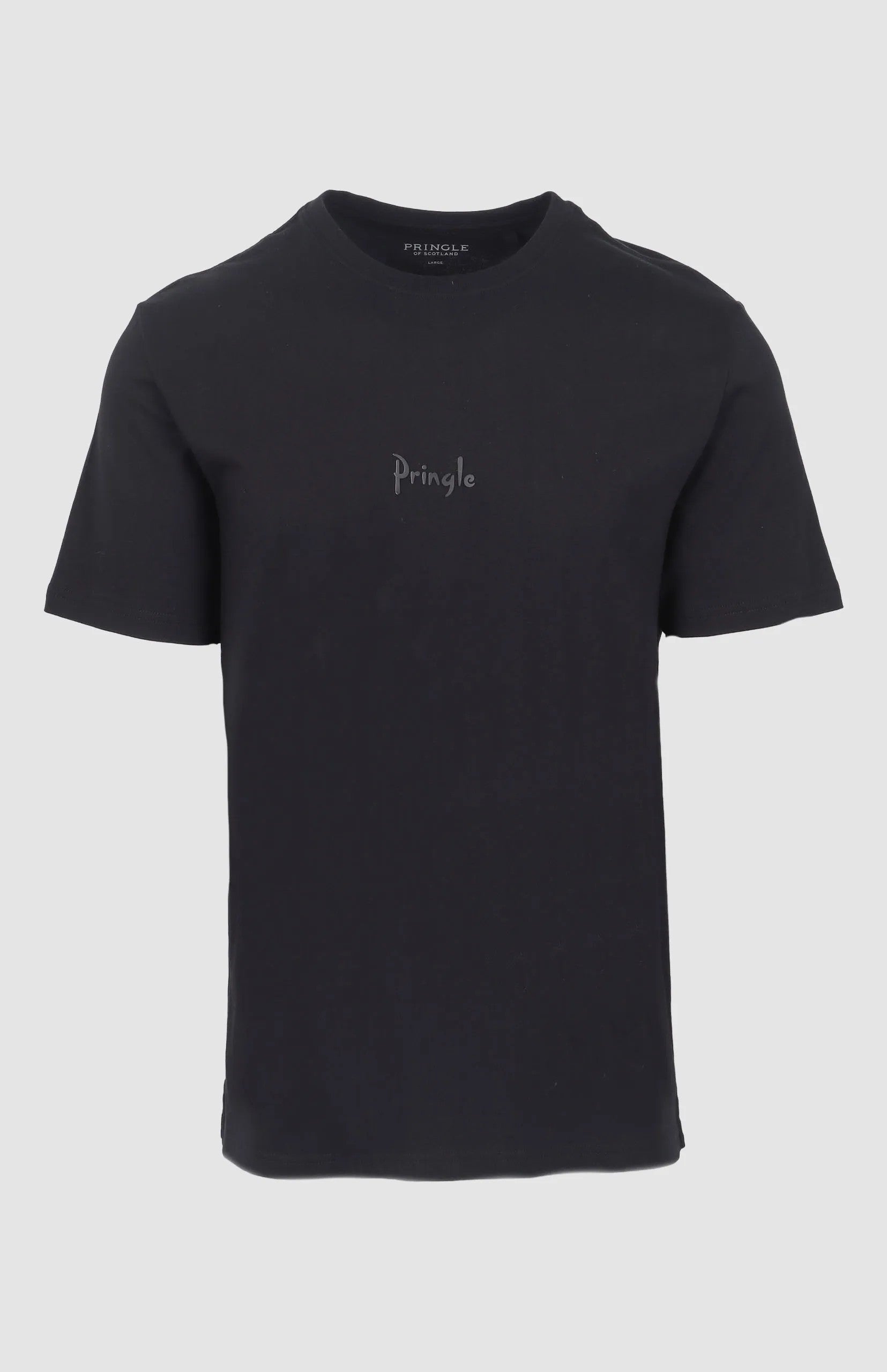 Pringle Mens Henry Raised Printed Tee Black