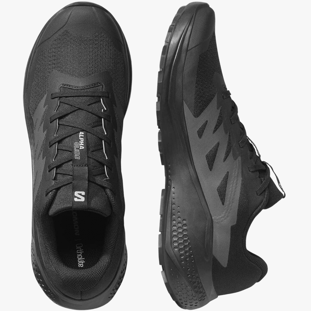 Salomon Mens Alphaglide Sneaker Black Asphalt Black | Salomon