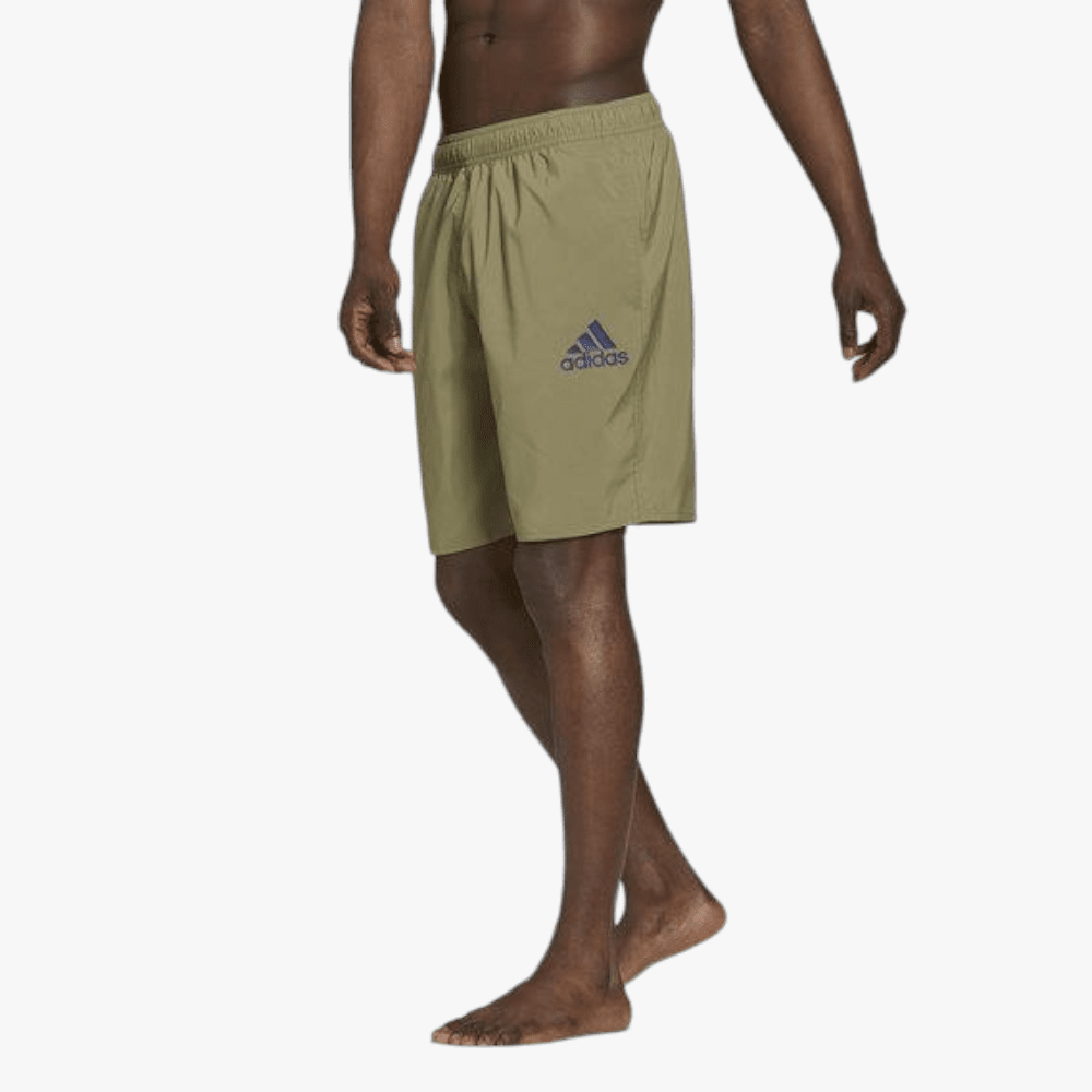 adidas Mens Solid Clx Swim Short Green | adidas
