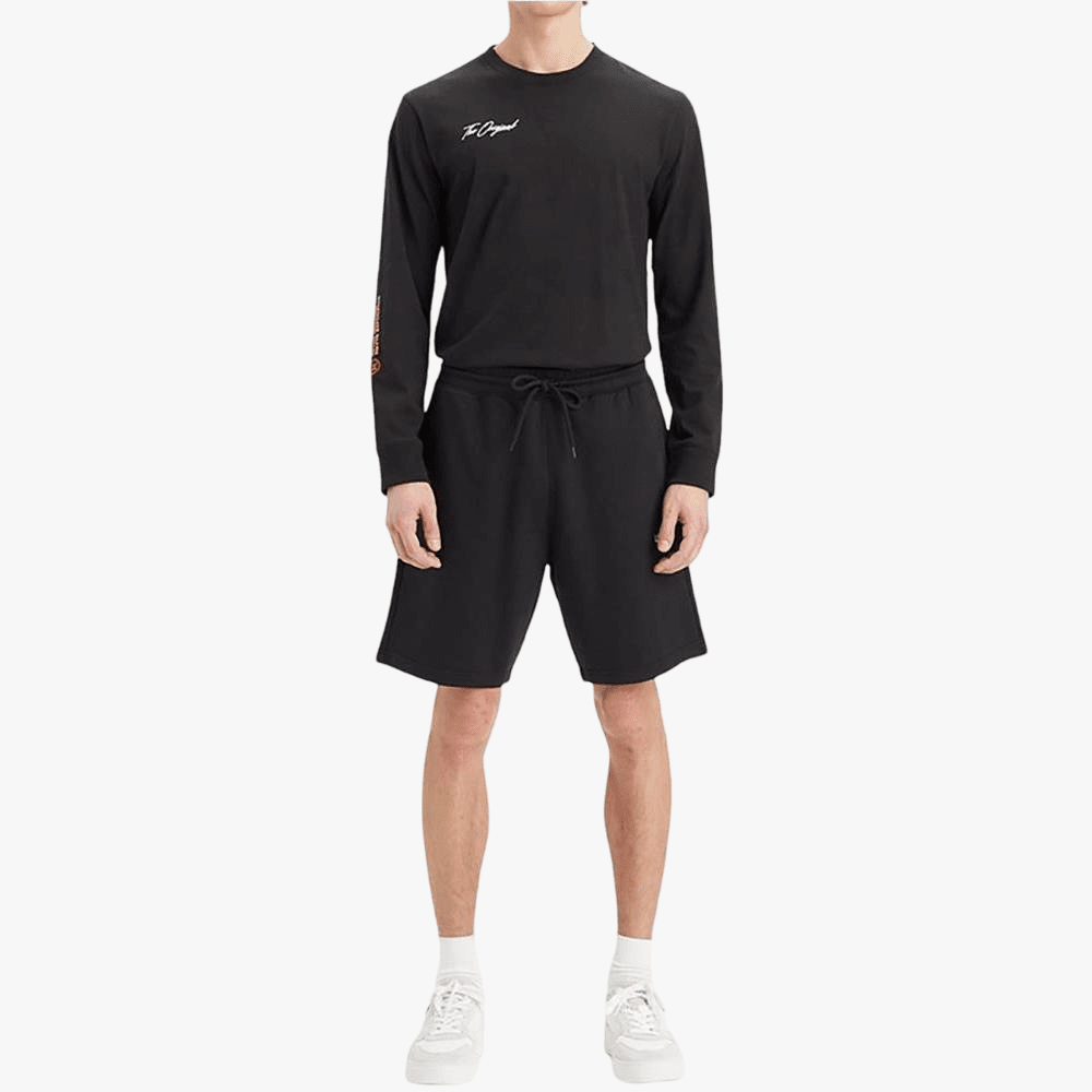 Levis Mens Sweat Shorts Black | Levis