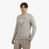 Guess Mens Fabian Crew Neck Sweater Grey | Guess
