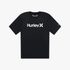 Hurley Mens One And Only Quickdry Rashguard Short Sleeve Rashvest H010 Black | Hurley
