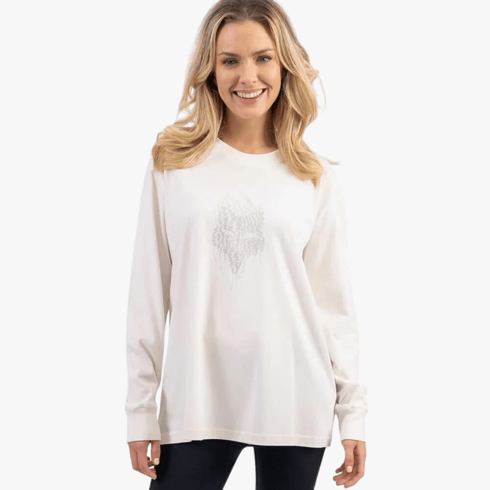 Fox Womens Explore Long Sleeve Tee Milk | Fox