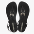 Ipanema Womens Class Conecta Ii Sandal Black Gold | Ipanema