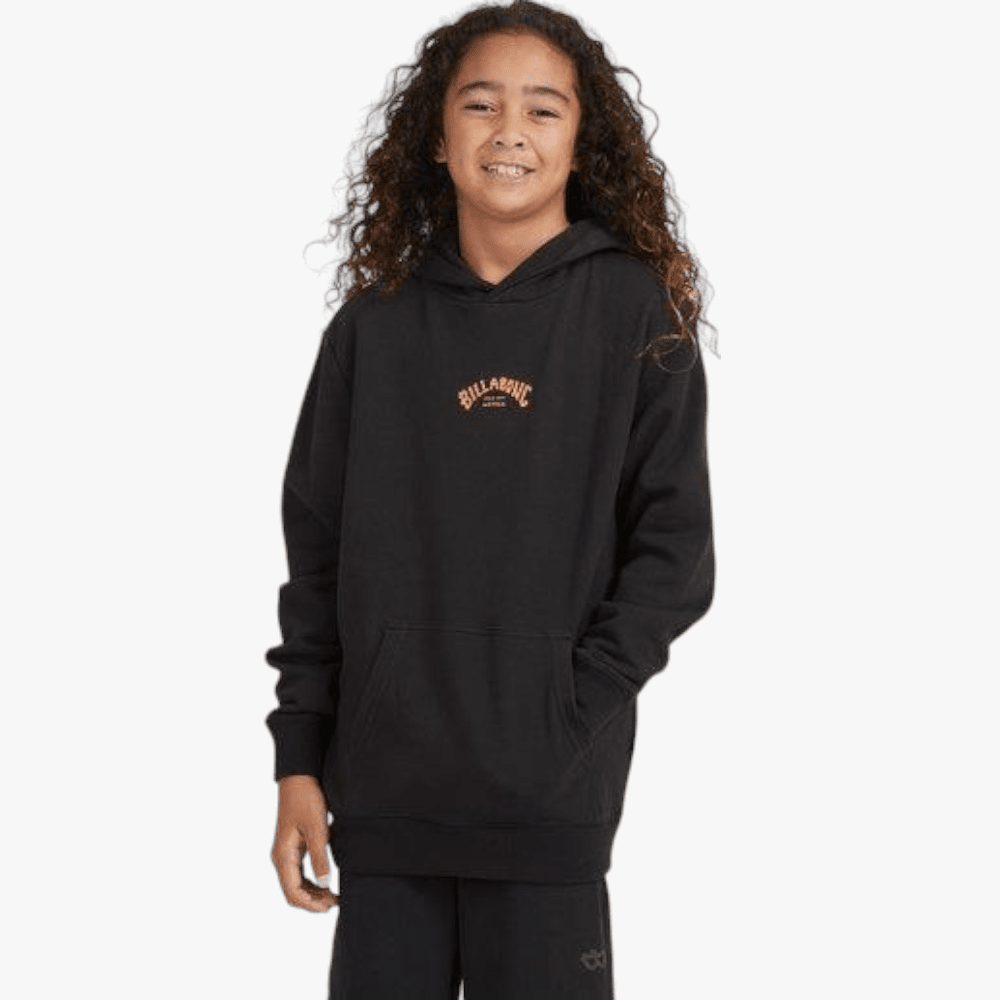 Billabong Boys Core Arch Hoodie Black | Billabong