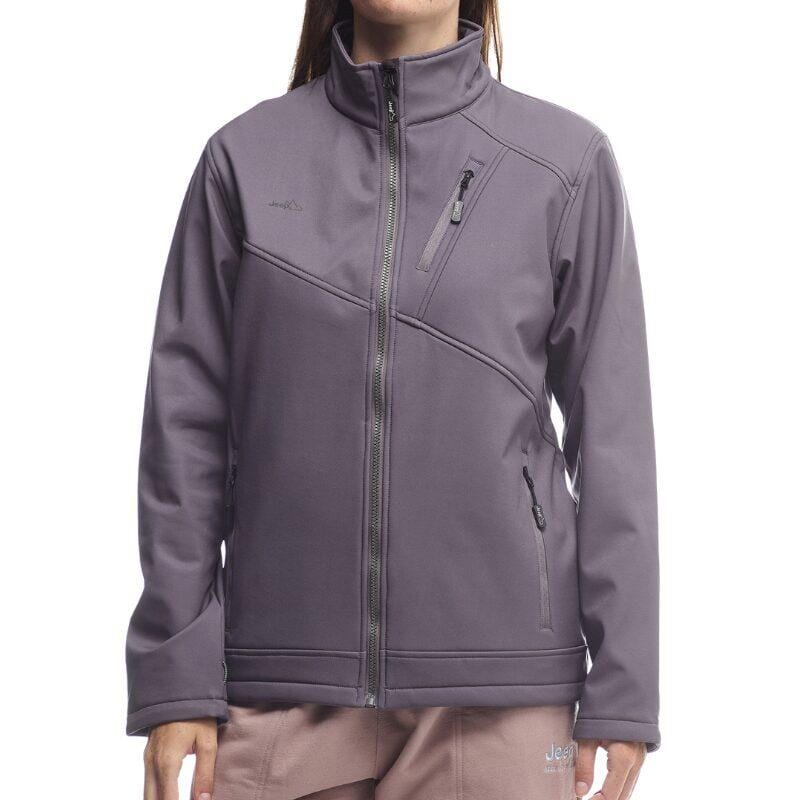 Jeep Womens Softshell Jacket Grey | Jeep