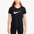 Nike Womens One Dri-Fit Swoosh Short Sleeved Top Black | Nike