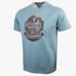 Wildebees Mens Metal Shield Short Sleeve Tee Cadet Blue | Wildebees