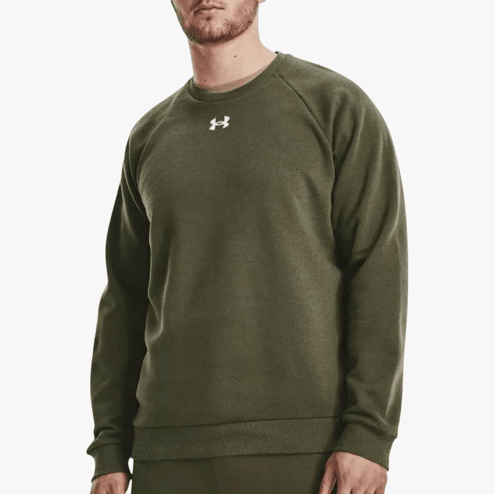 Under Armour Rival Fleece Crew Sweater 390 Olive Under Armour