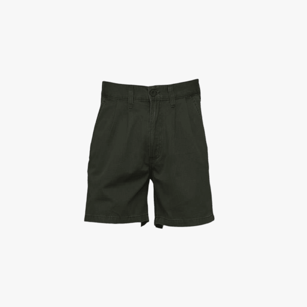 Jeep Mens 14Cm 2 Pleat Chino Short Olive | Jeep