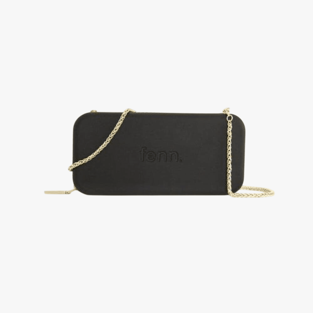 Fenn Black Wallet Black Handle With Chain And Card | Fenn