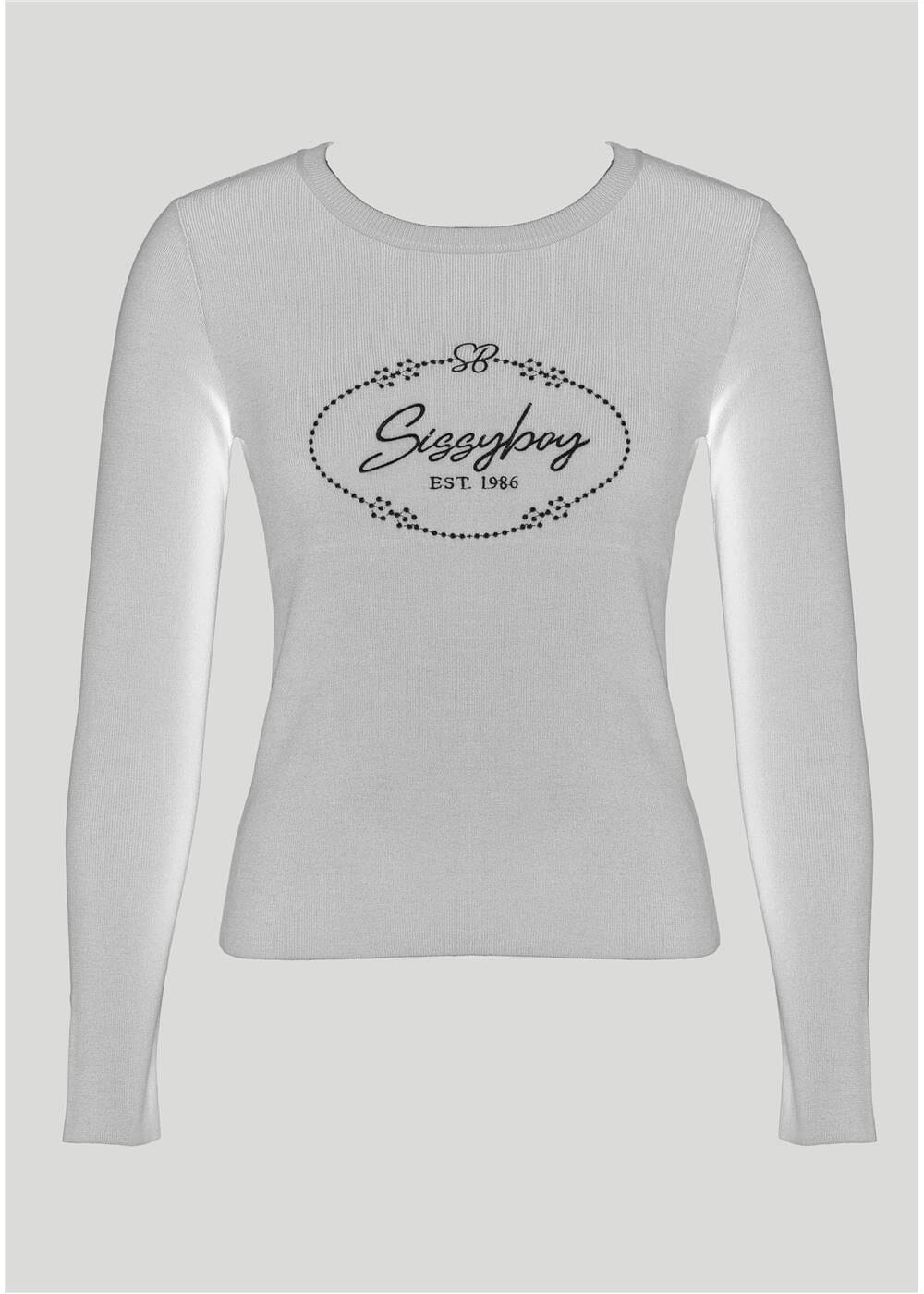 Sissy Boymiss Me Long Sleeve Knit Top Off White | Sissy Boy