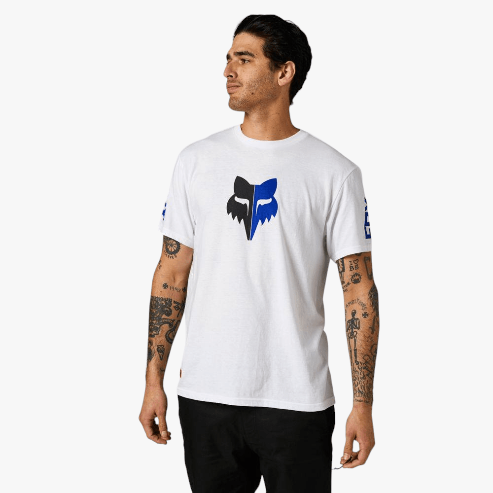 Fox Mens Peril Short Sleeve Tee White | Fox