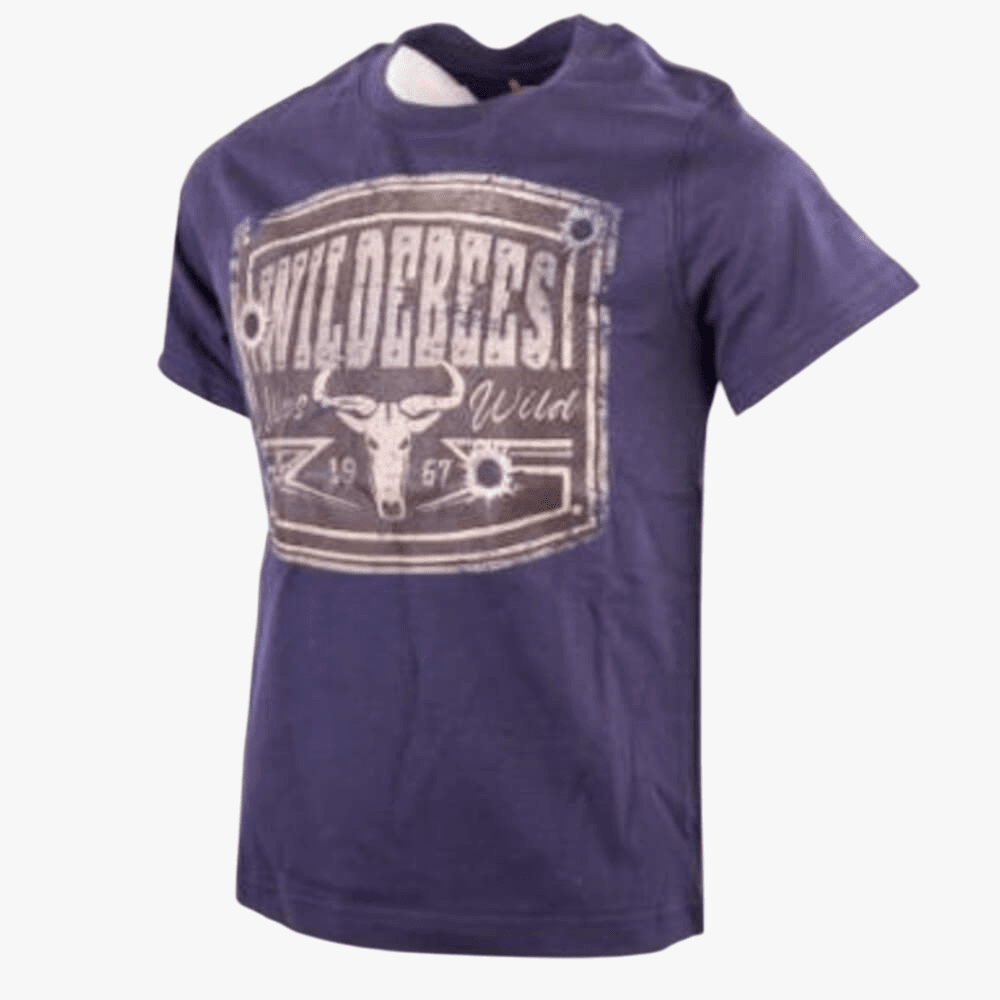 Wildebees Boys Bullet Sign Short Sleeve Tee New Navy | Wildebees