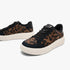 Fit Flop Womens Rtg Leopard Suede Sneaker Black Chocmix | Fit Flop
