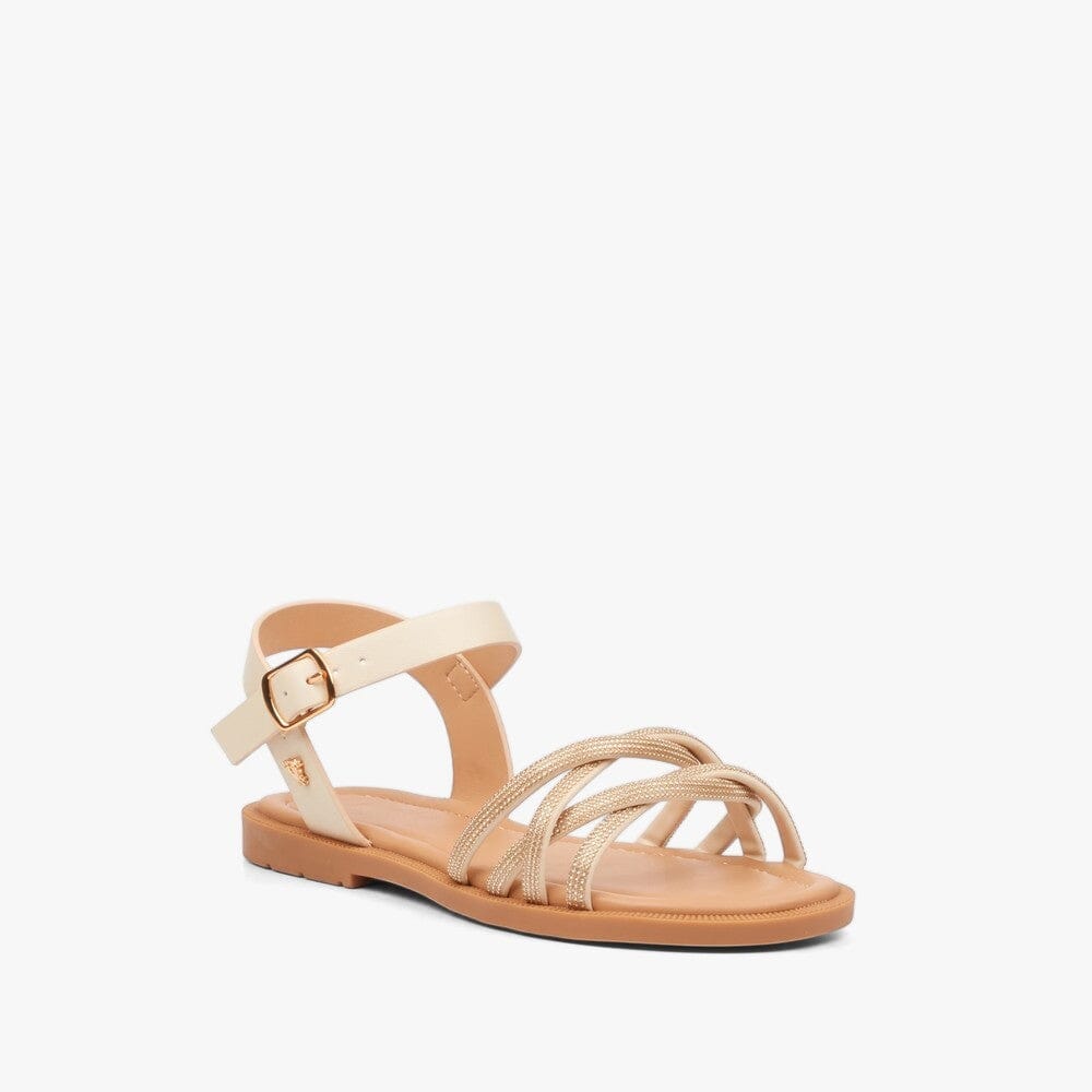 Flutterby Ella 1 Youth Sandal Beige | Butterfly